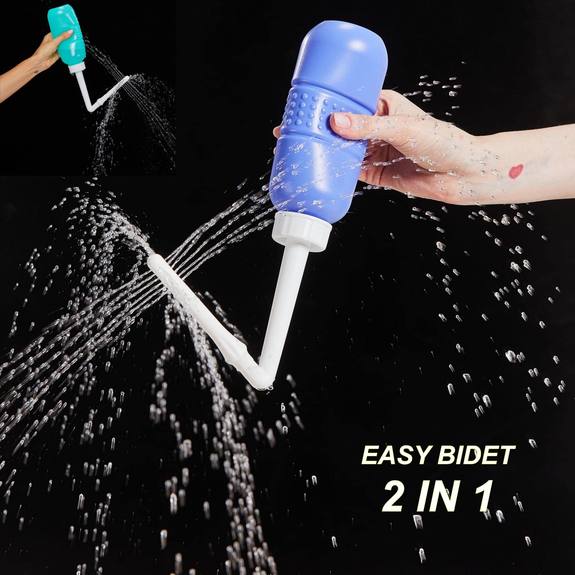 2PCS Vaginal irrigation Intimate Wash for Women,Portable Bidet Travel Bidets,Peri Bottle TONELIFEAu supplements