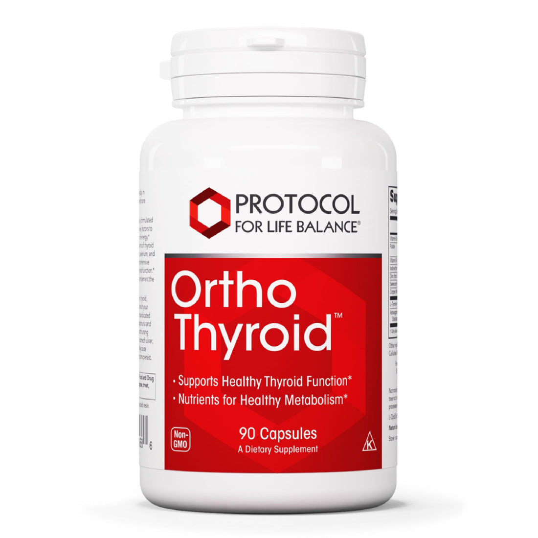 PROTOCOL FOR LIFE BALANCE Ortho Thyroid - Supports Healthy Thyroid Function* - with Ashwagandha, Zinc & Selenium - Non-GMO & Kosher - 90 Veg Capsules PROTOCOL FOR LIFE BALANCEAu supplements