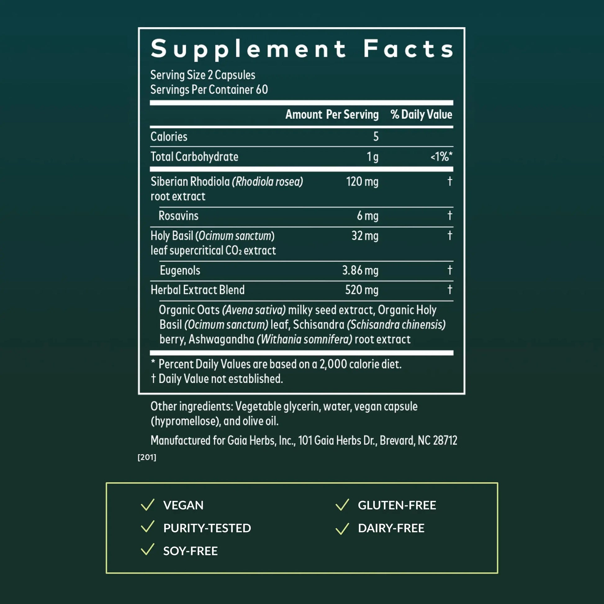 Gaia Herbs Adrenal Health Daily Support, Help Maintain Healthy Energy & Stress Levels*,120 Liquid Phyto-Caps Adrenal Health Nightly Restore, 120 Liquid Phyto-Caps - Bundle Gaia Herbsnz supplements