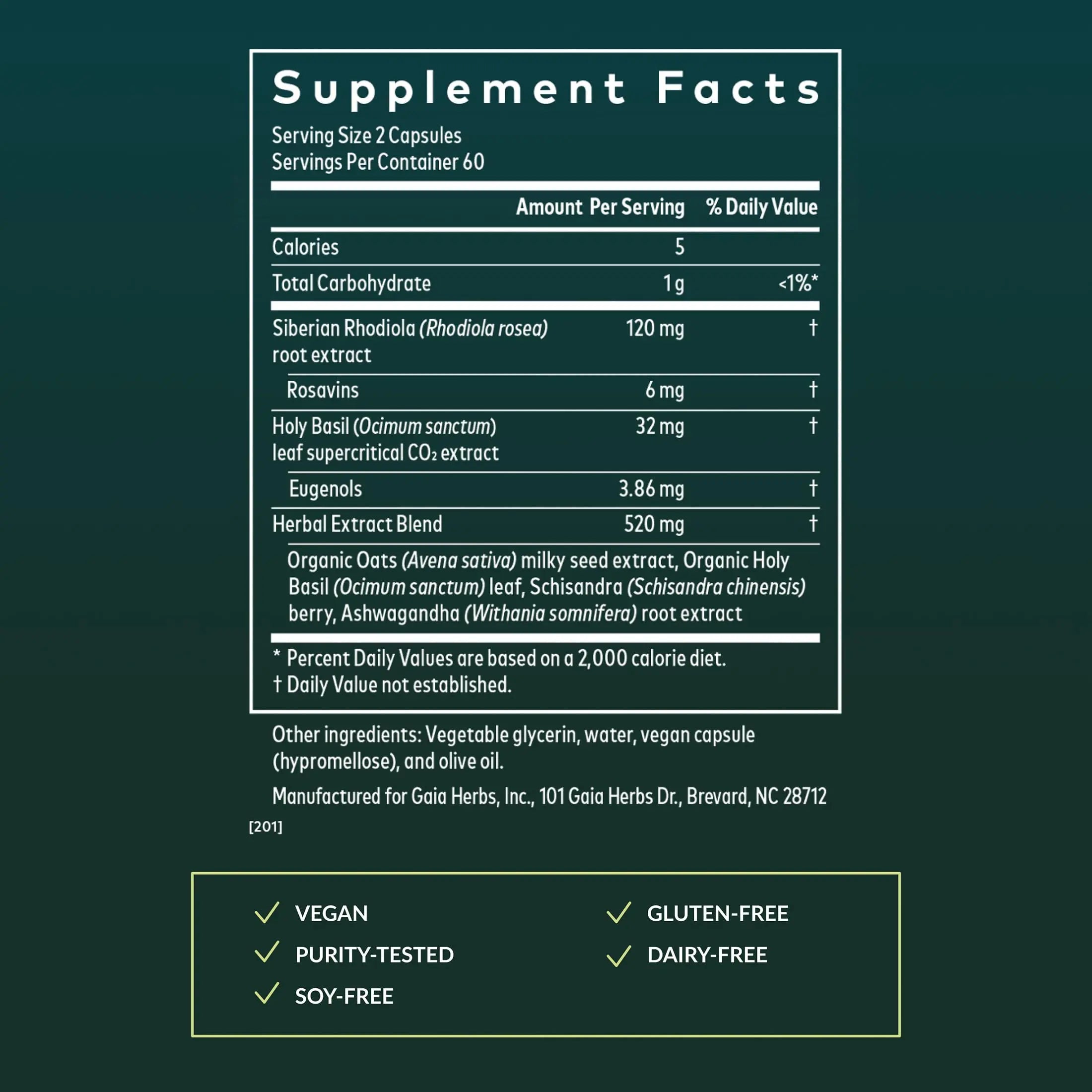 Gaia Herbs Adrenal Health Daily Support, Help Maintain Healthy Energy & Stress Levels*,120 Liquid Phyto-Caps Adrenal Health Nightly Restore, 120 Liquid Phyto-Caps - Bundle Gaia Herbsnz supplements
