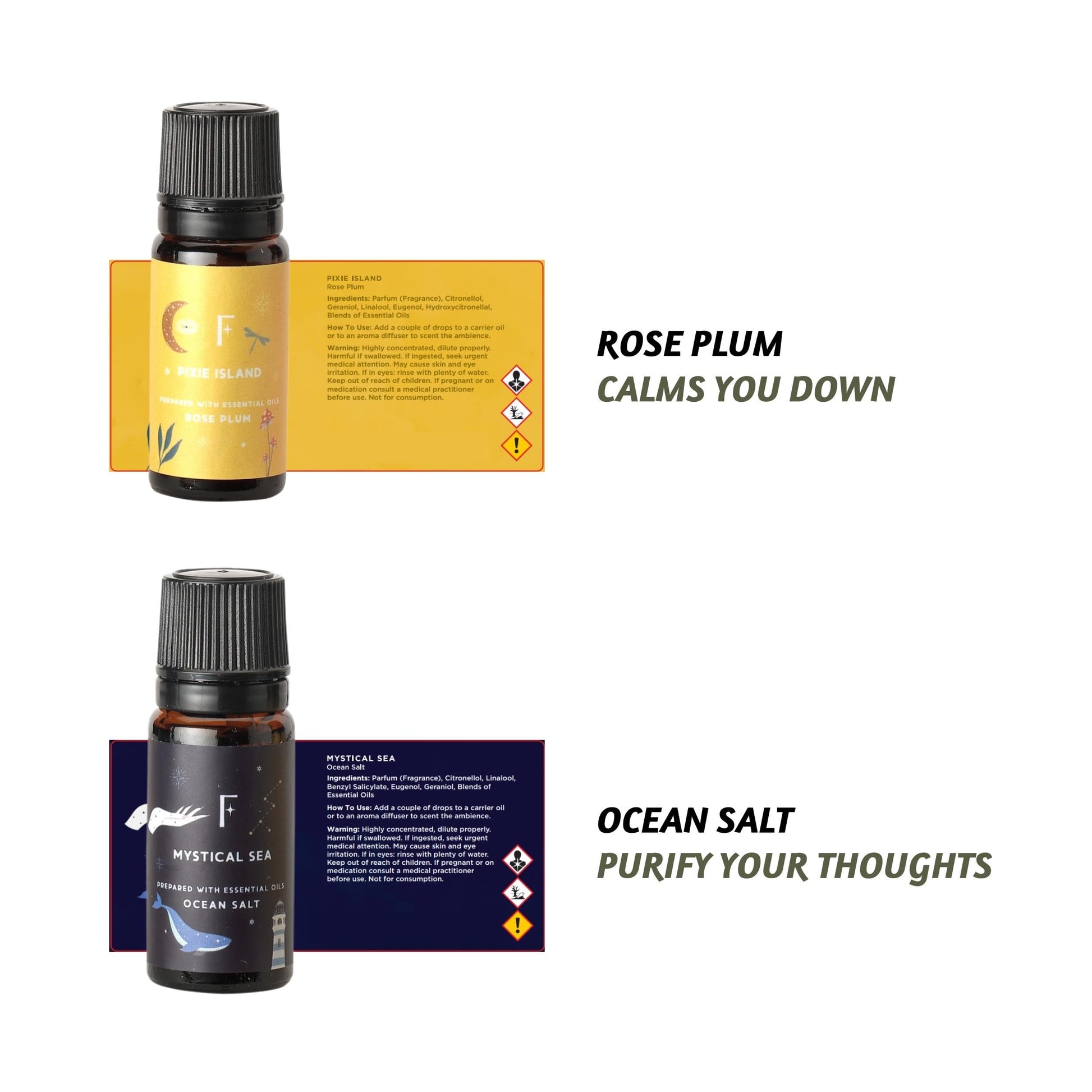Folkulture Essential Oil Set for Diffuser, Set of 6, Aromatherapy Diffuser Oil Scents for Home FolkultureAu supplements