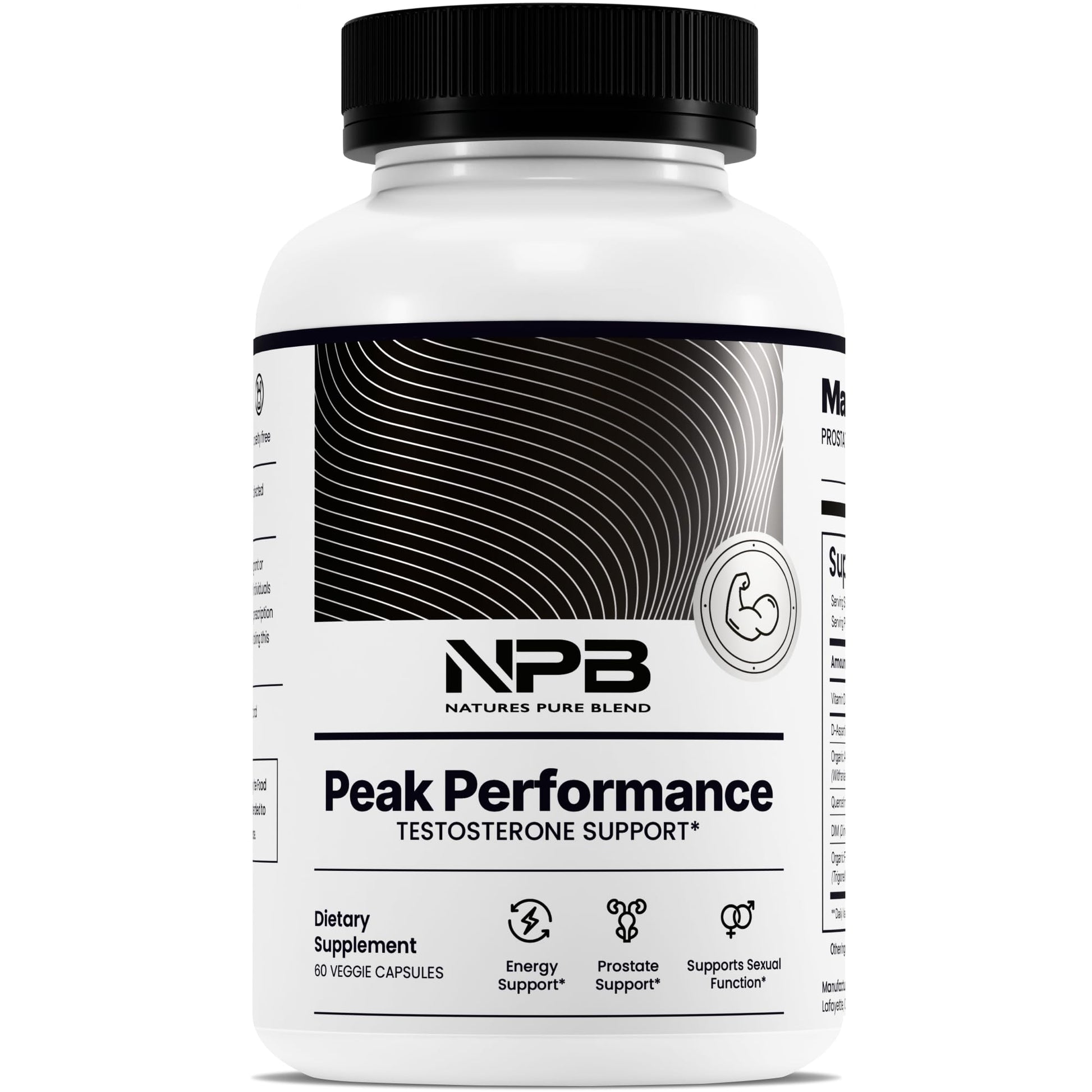 Nature's Pure Blend Peak Performance – Testosterone Supplement for Men with D-Aspartic Acid, Ashwagandha & DIM – Mens Prostate Health Support, Muscle Strength & Energy – Prostate Supplement Nature's Pure BlendAu supplements