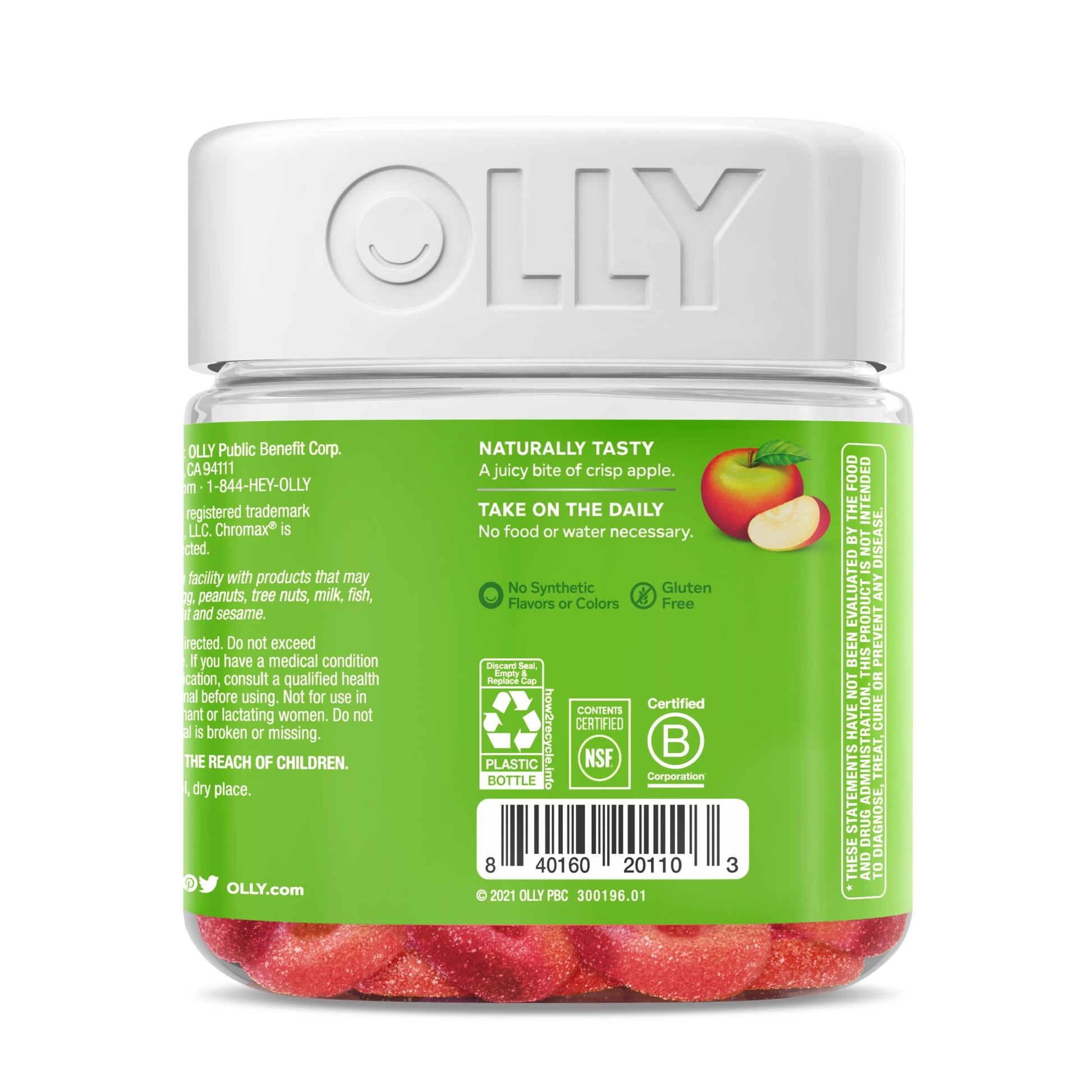 OLLY Metabolism Gummy Rings, Apple Cider Vinegar, Vitamin B12, Chromium, Energy OLLYUS supplements