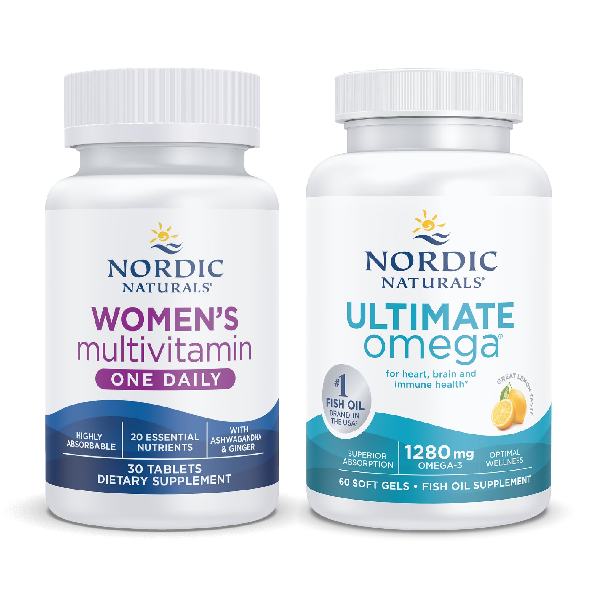 Nordic Naturals Starter Pack - Women's Multivitamin One Daily, Ultimate Omega Nordic NaturalsAu supplements