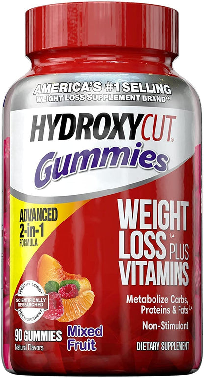 Hydroxycut Caffeine-Free Gummy for Women & Men | 15 Essential Vitamins & Minerals HydroxycutUS supplements