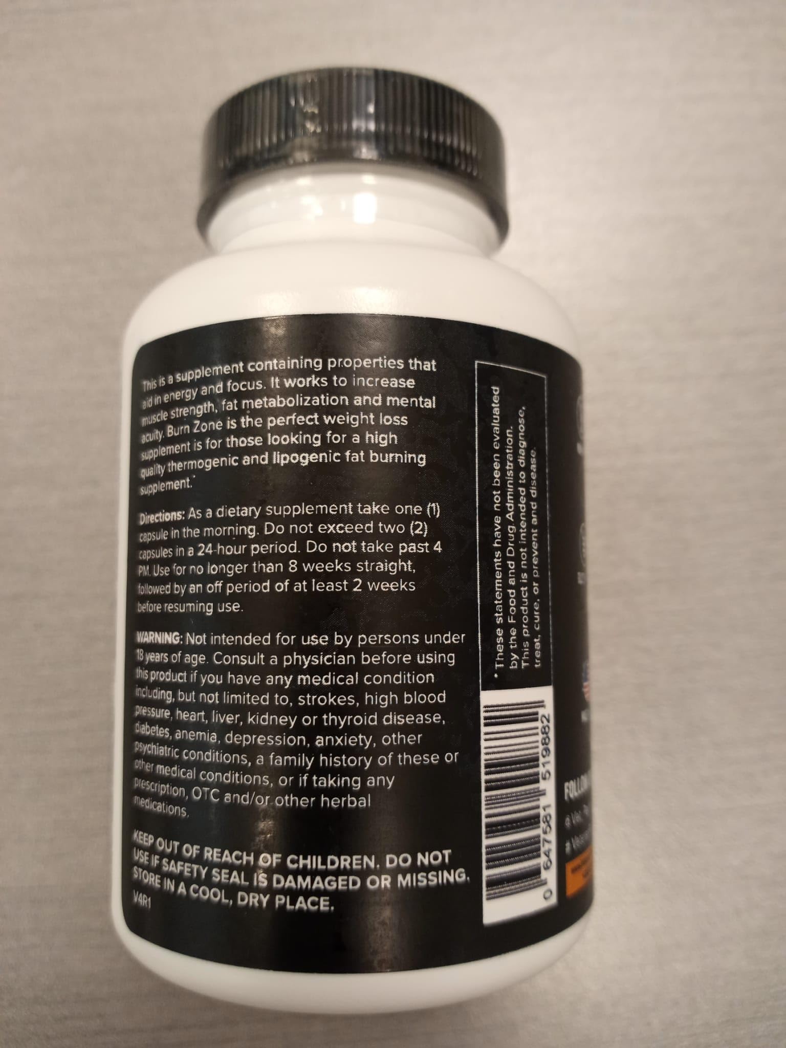 Veteran Performance Burn Zone Thermogenic Fat Burner 2 Pack – Metabolism Booster Veteran PerformanceAu supplements