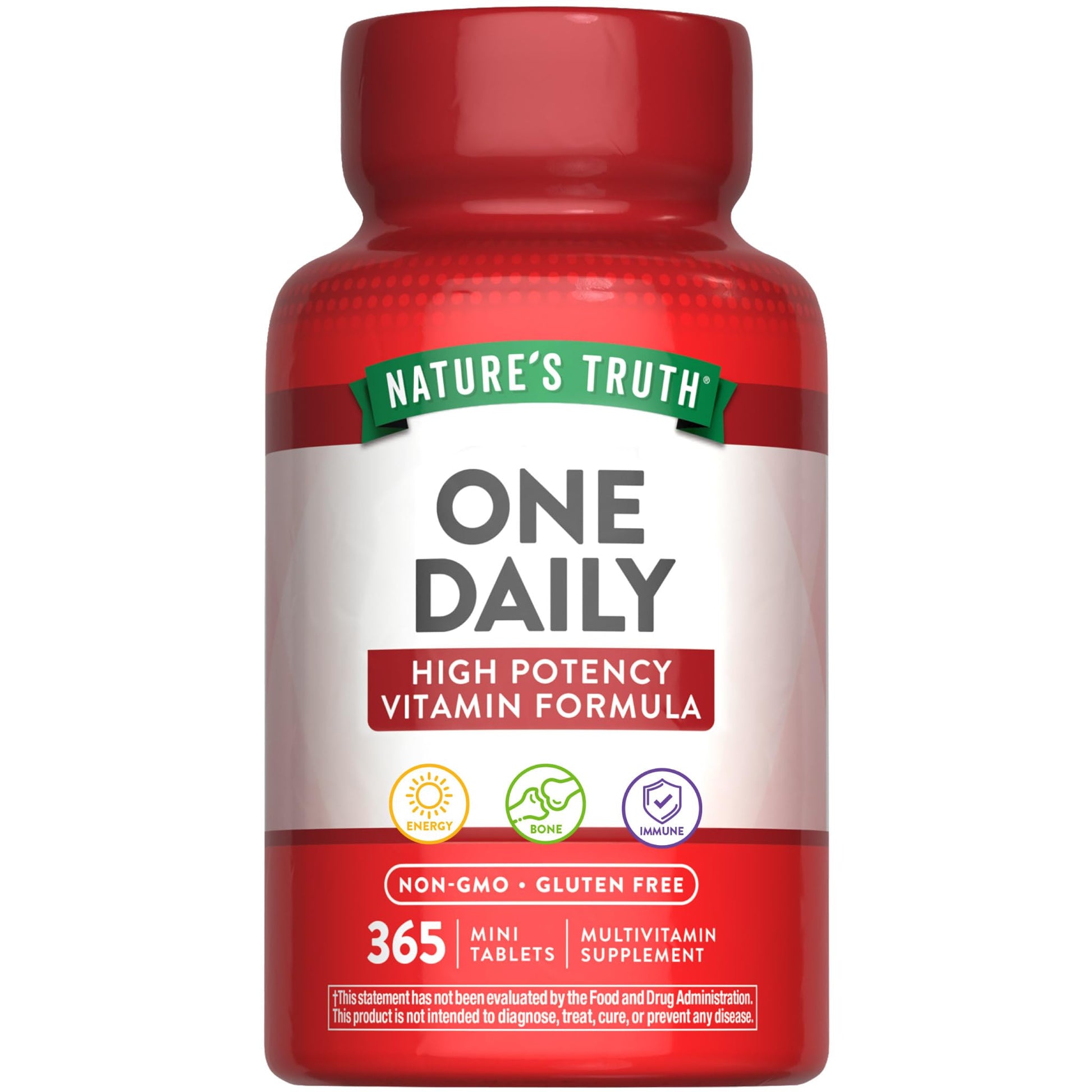 Nature's Truth One Daily Multivitamin for Men and Women | 365 Mini Tablets | Non-GMO & Gluten Free Supplement Nature's TruthAu supplements