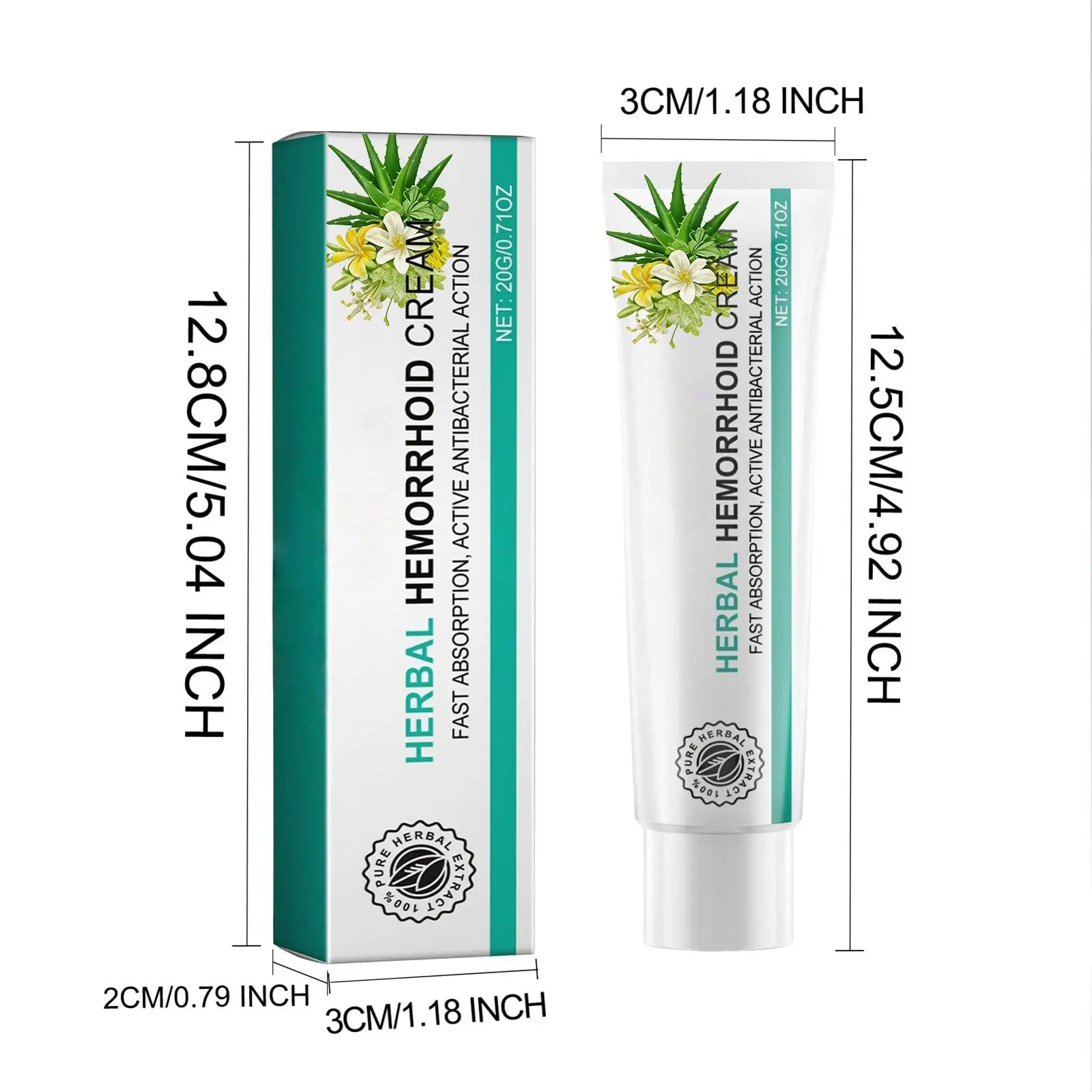 Hushblade Hemorrhoid Body Cream, Natural Herbal Hemorrhoid Cream, for Men and Women Moisturizing and Nourishing HushbladeAu supplements