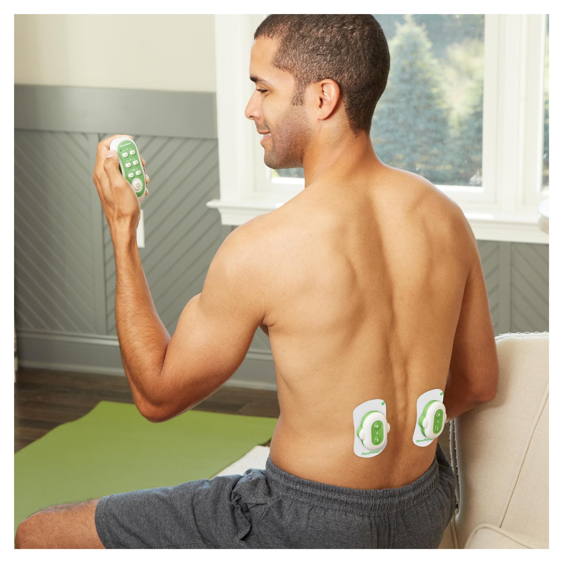 AccuRelief Wireless TENS Unit with Remote Control, TENS Pain Relief Device and Muscle Stimulator, for Back Pain, Neck Pain, Arm and Leg Pain AccuReliefAu supplements