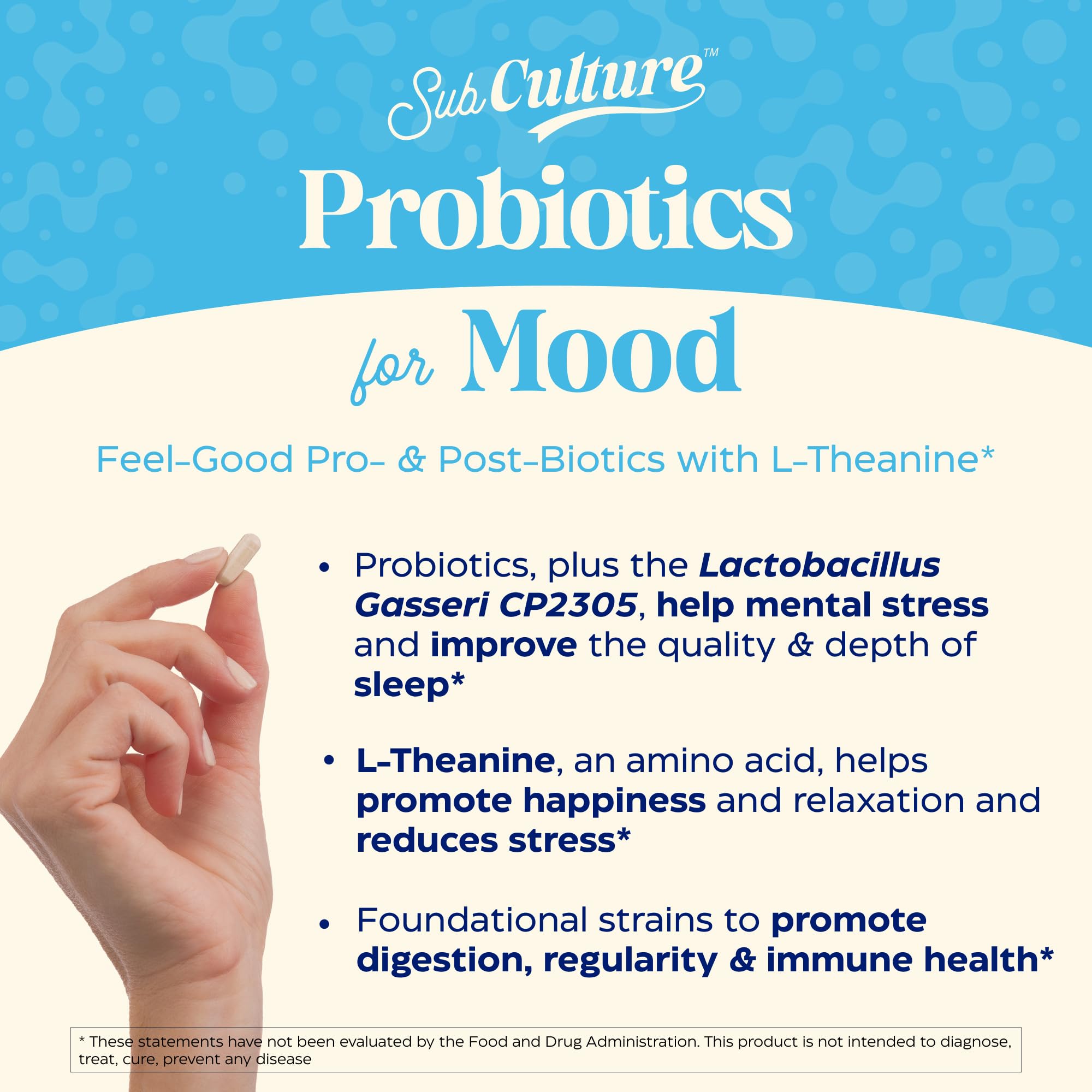 Enzymedica SubCulture Probiotics for Mood, Stress, & Sleep, 50 Billion CFU, Promotes Relaxation, Immune + Digestive Health & Regularity, 30 Count EnzymedicaAu supplements