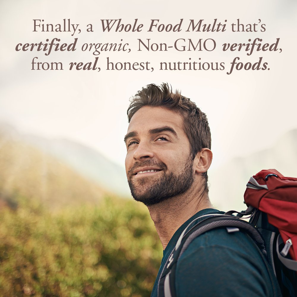Garden of Life Organics Whole Food Multivitamin for Men, 60 Tablets, Vegan Mens Vitamins and Minerals for Health and Well-Being Garden of LifeAu supplements