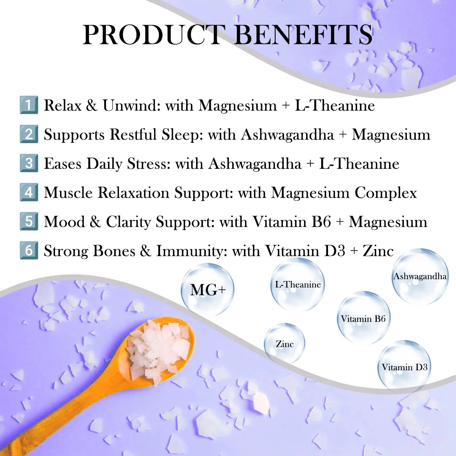 MATOP Magnesium Complex for Women Gummies - 8 in 1 Triple Magnesium Complex (Glycinate, Malate, Citrate) with L-Theanine, Ashwagandha, Vitamin D3, B6 & Zinc - Stress, Calm & Focus - 90 Vegan Gummies MATOPnz supplements