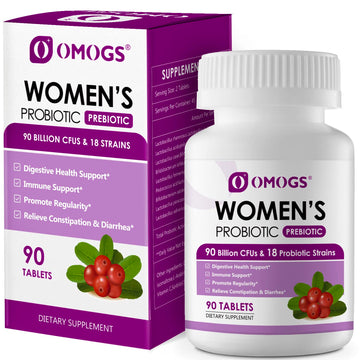 OMOGS Women's Probiotic,with Cranberry Extract and Organic Prebiotics,90 Billion CFUs OMOGSAu supplements