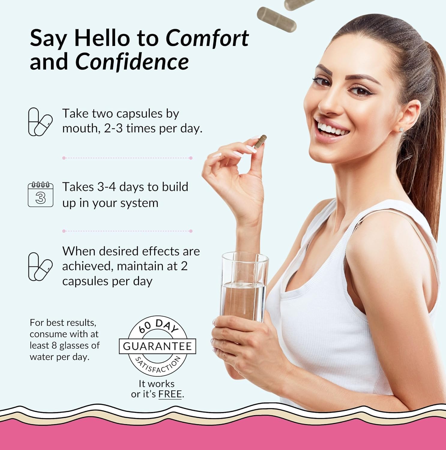 Flower Power ‘She Juicy’ Supplement for Vaginal Health | Slippery Elm Bark | Feminine Flower PowerAu supplements