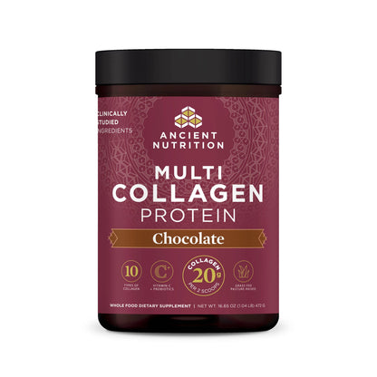 Ancient Nutrition Collagen Powder Protein, Multi Collagen Chocolate Protein Powder Ancient NutritionUS supplements
