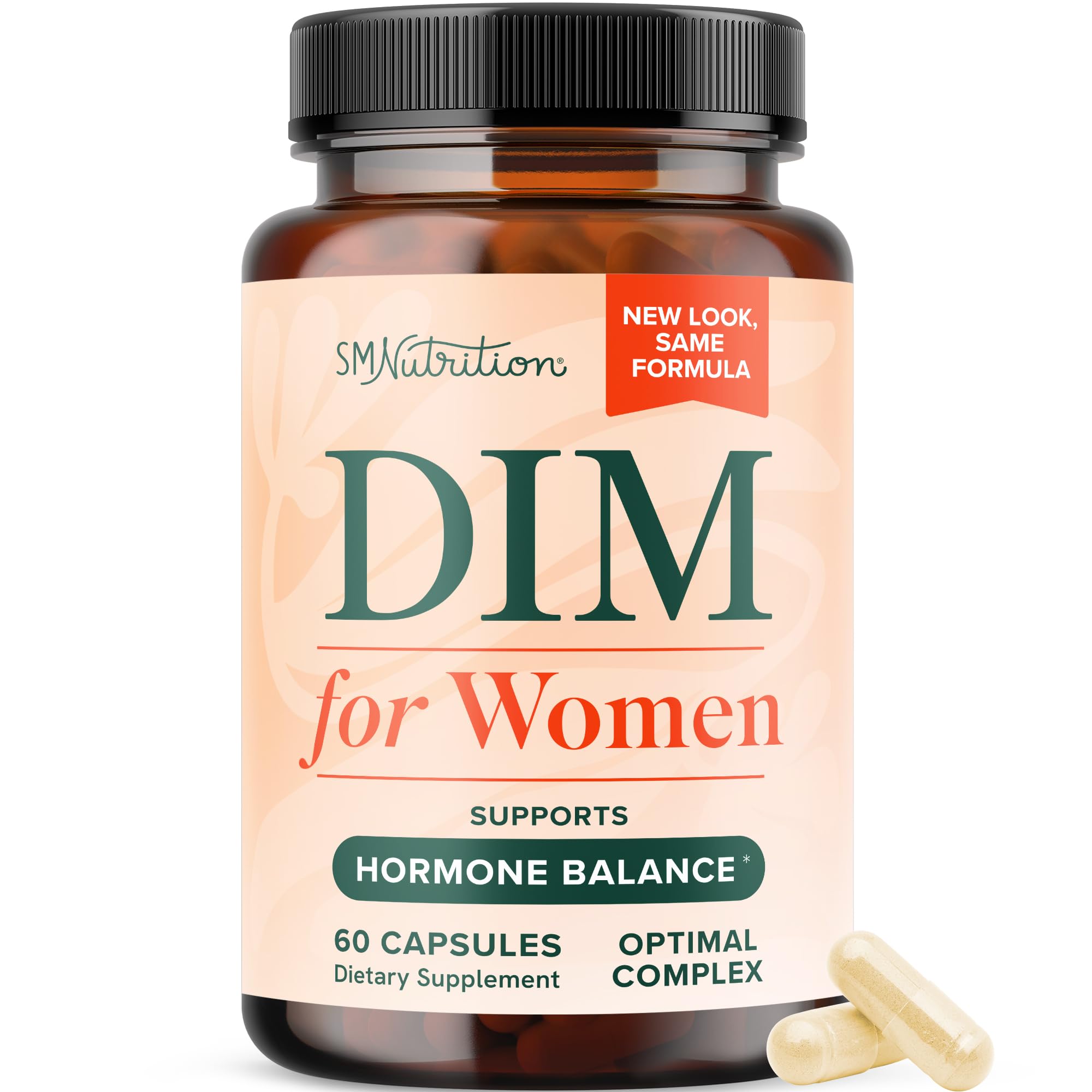 DIM Supplement for Women 250 mg | Estrogen & Hormone Balance | Menopause, Hot Flashes & Night Sweats Support | DIM Complex Estrogen Supplement for Women | with BioPerine | Gluten-Free | 60 Ct SMNutritionAu supplements