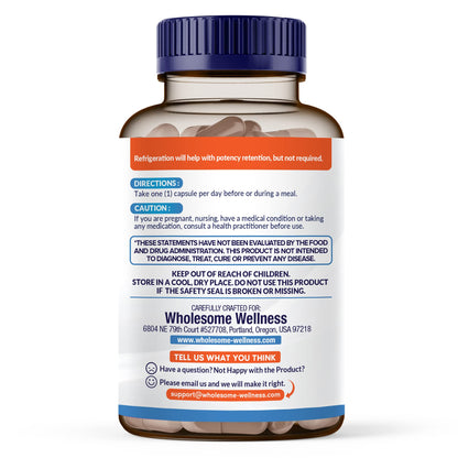 Organic Probiotics 100 Billion CFU, Dr Formulated Probiotics for Women, Probiotics Wholesome WellnessUS supplements