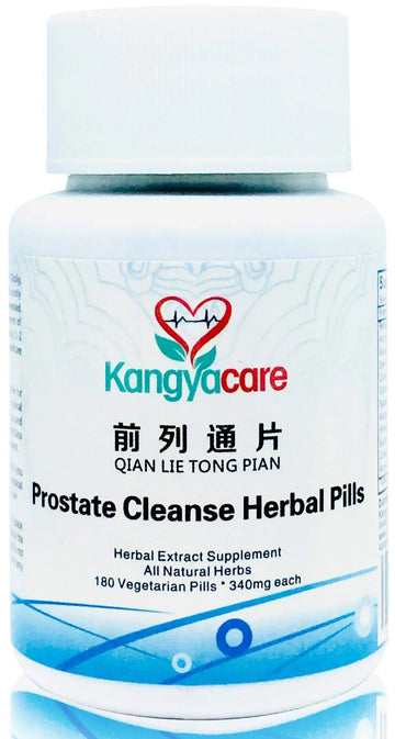 Kangyacare Prostate Cleanse Herbal Pill -Qian Lie Tong Pian 前列通片 - Reduce Prostate Discomfort - Help Frequent Urination -Improve Men’s Urinary Tract Health - 180 Ct (1) KangyacareAu supplements