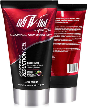 Vanna Belt Gel-V Hot Cream for Cellulite, 6.3 oz - Effective Nighttime Belly Fat Burning V VANNA BELTAu supplements
