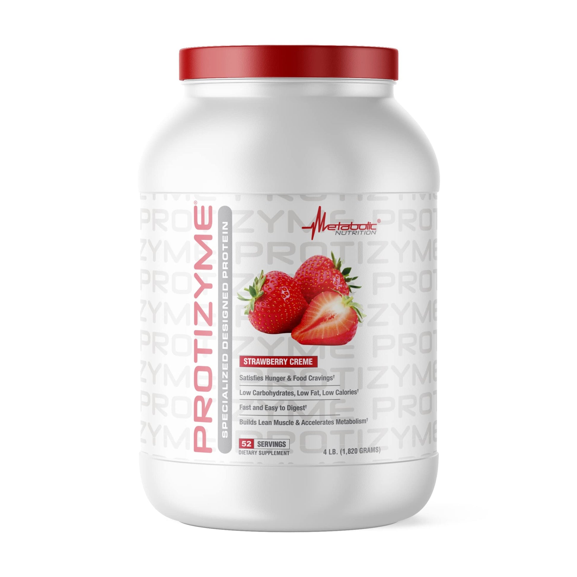 Metabolic Nutrition, Protizyme, 100% Whey Protein Powder, High Protein, Low Carb Metabolic NutritionUS supplements