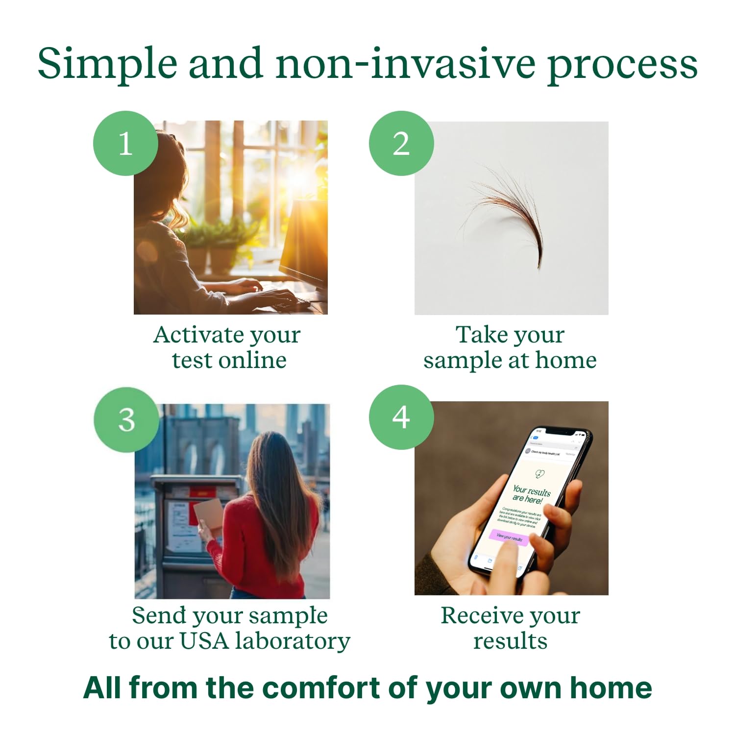 Check My Body Health 990 Items Complete Food Sensitivity Test Kit for Adults and Kids – Non-Invasive Food Intolerance Test Kit – at-Home Hair Sample Bioresonance Testing with Results in 3–5 Days Check My Body HealthAu supplements