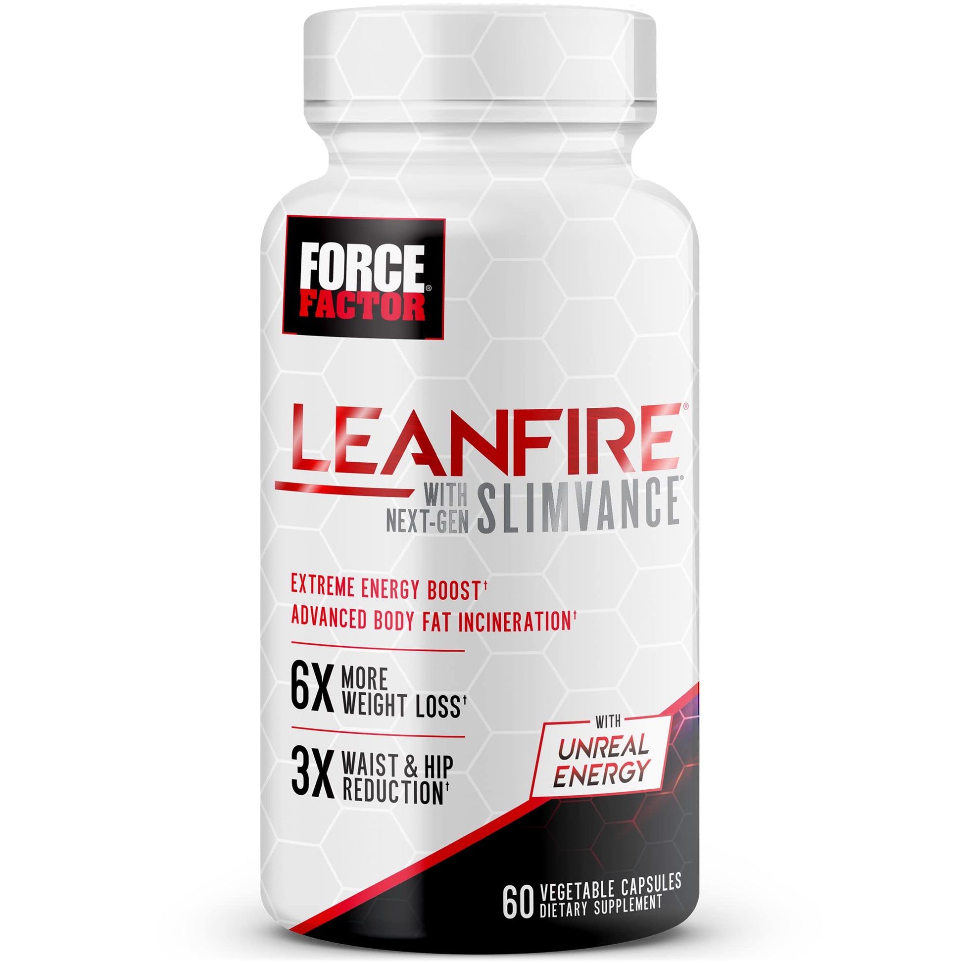 FORCE FACTOR LeanFire with Next-Gen SLIMVANCE Advanced Thermogenic Fat Burner Force FactorAu supplements