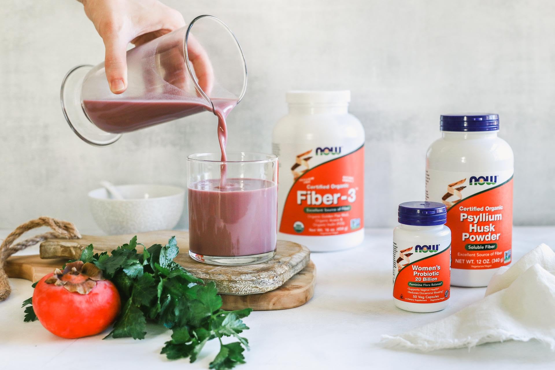 NOW Supplements, Psyllium Husk Powder, Non-GMO Project Verified, Soluble Fiber NOWAu supplements