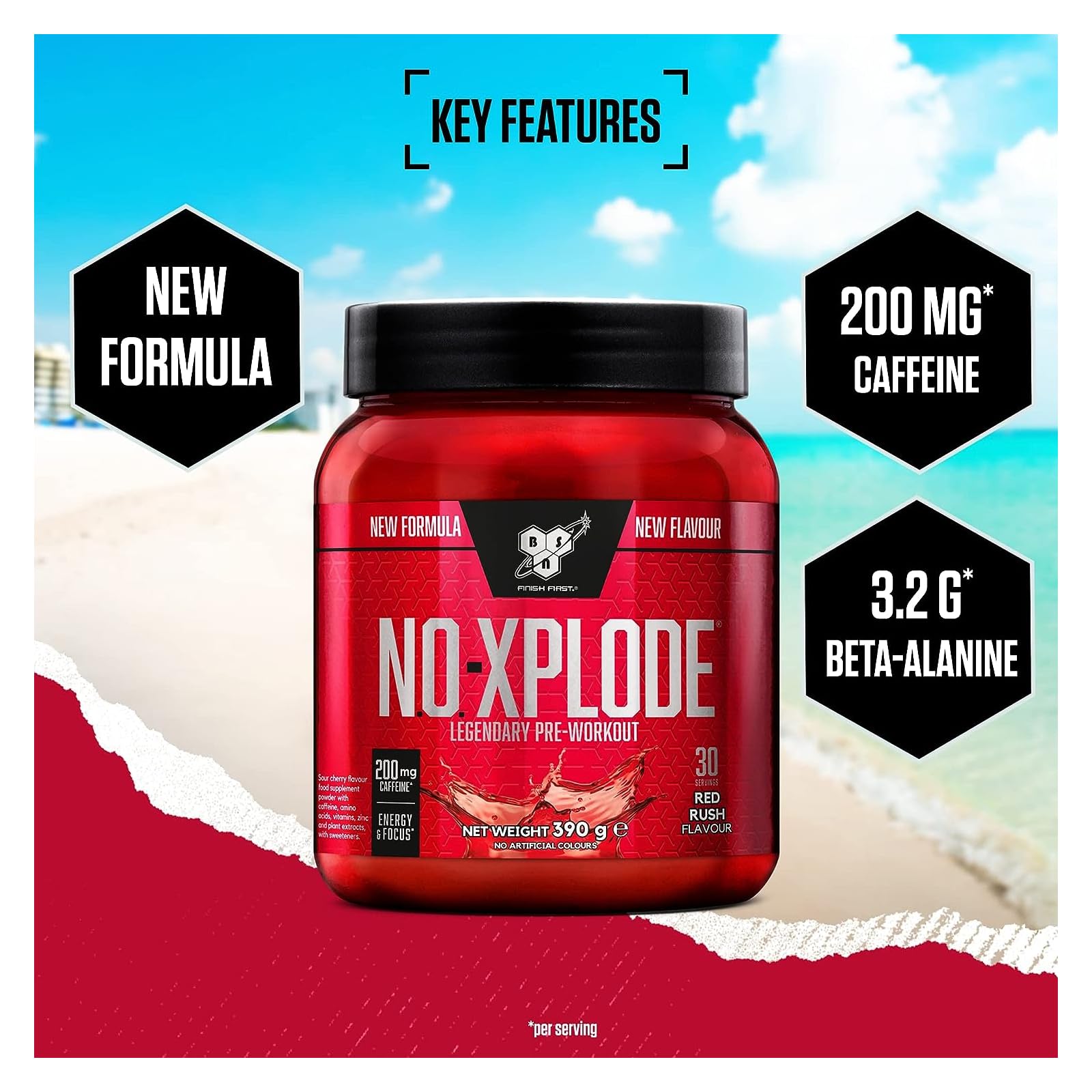 BSN Nutrition N.O.-Xplode Pre Workout Powder Food Supplement, Energy and Focus BSNUS supplements
