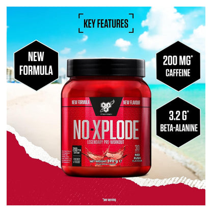 BSN Nutrition N.O.-Xplode Pre Workout Powder Food Supplement, Energy and Focus BSNUS supplements