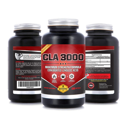Vitamorph Labs CLA 3000 - CLA Safflower Oil for Metabolism and Weight Loss Management VitamorphUS supplements