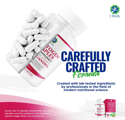 1 Body Adaptogen Complex with Ashwagandha 1 BodyUS supplements