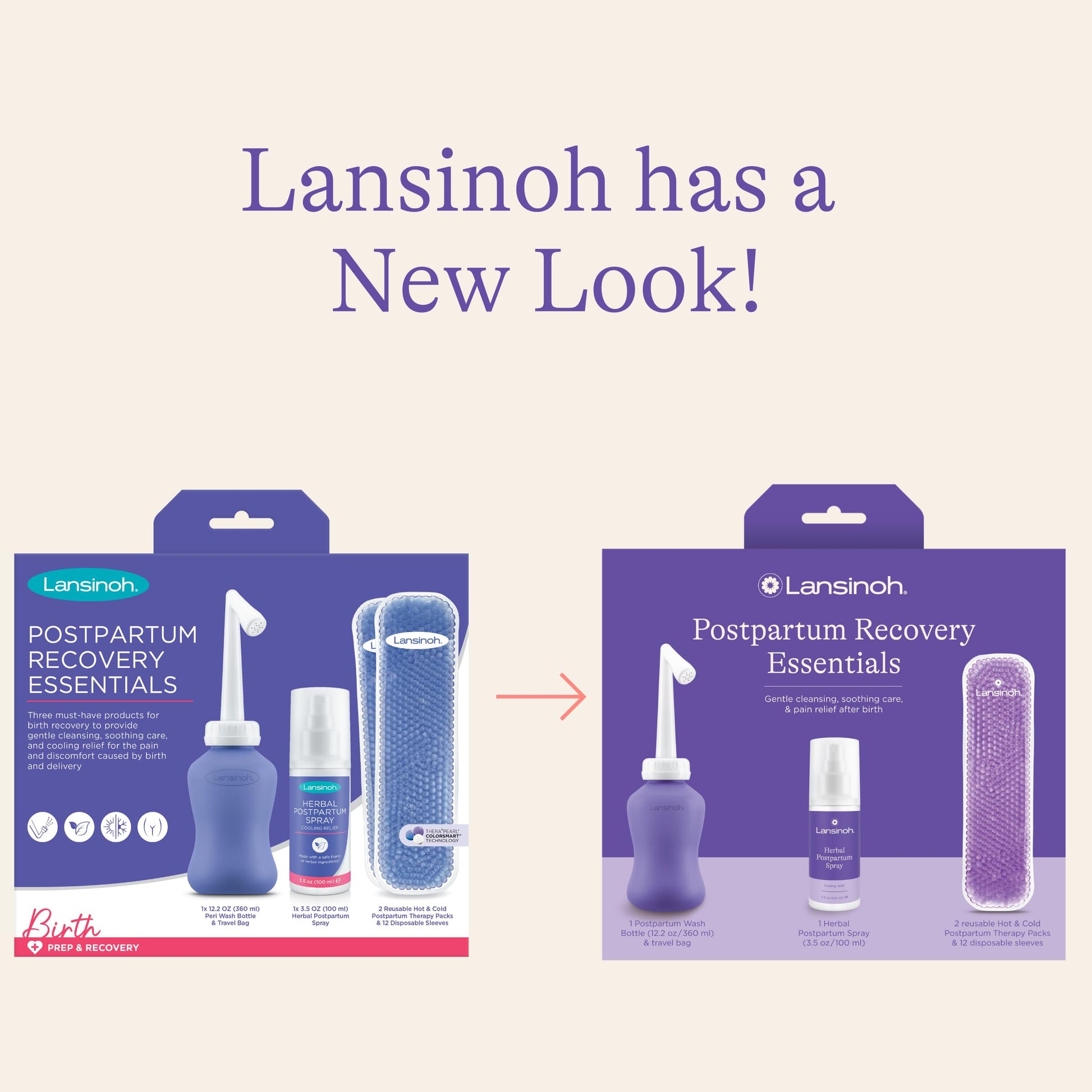 Lansinoh Postpartum Essentials Recovery Bundle, Postpartum Care Kit LansinohAu supplements