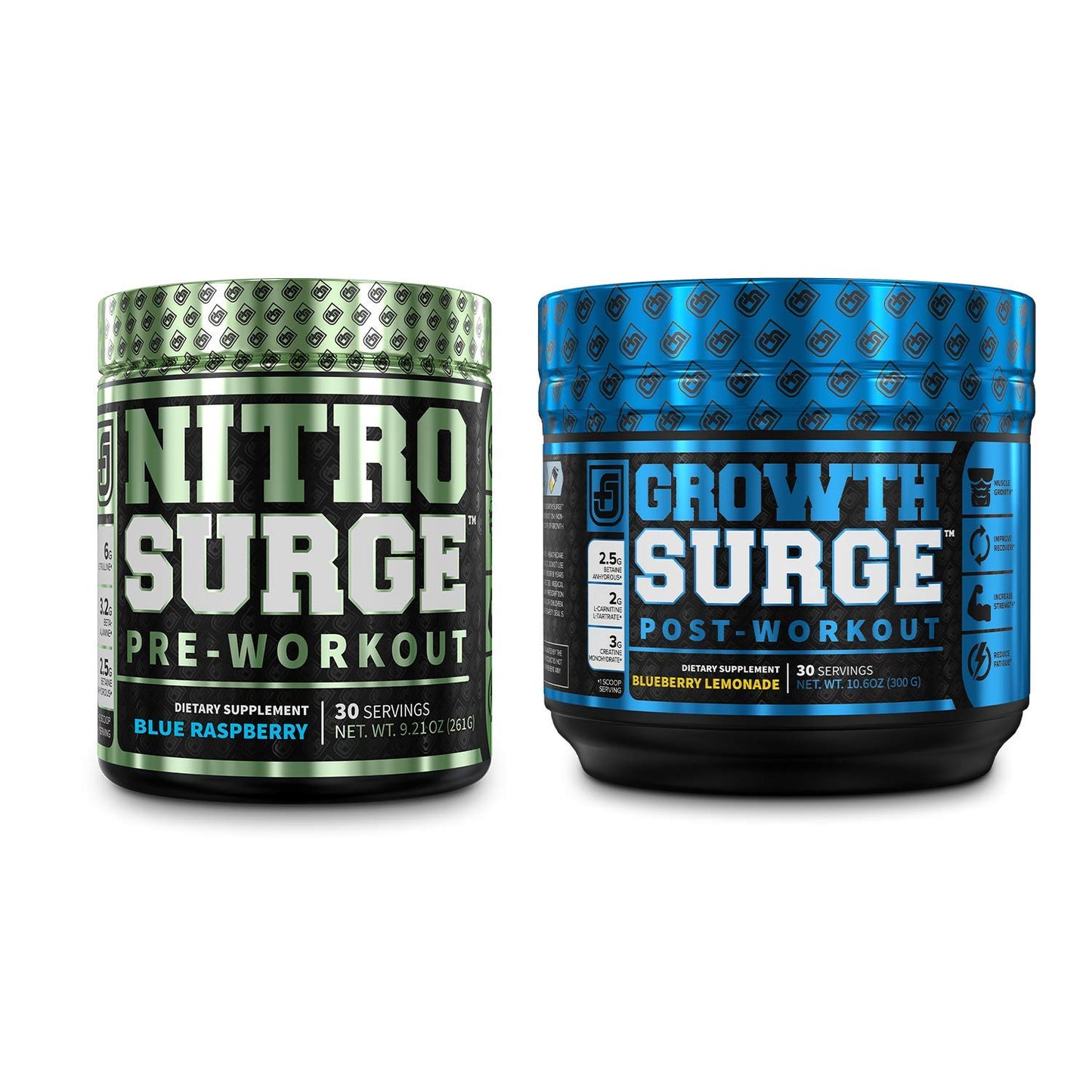 Jacked Factory NITROSURGE Pre Workout Supplement, Growth Surge Post Workout Muscle Jacked FactoryUS supplements
