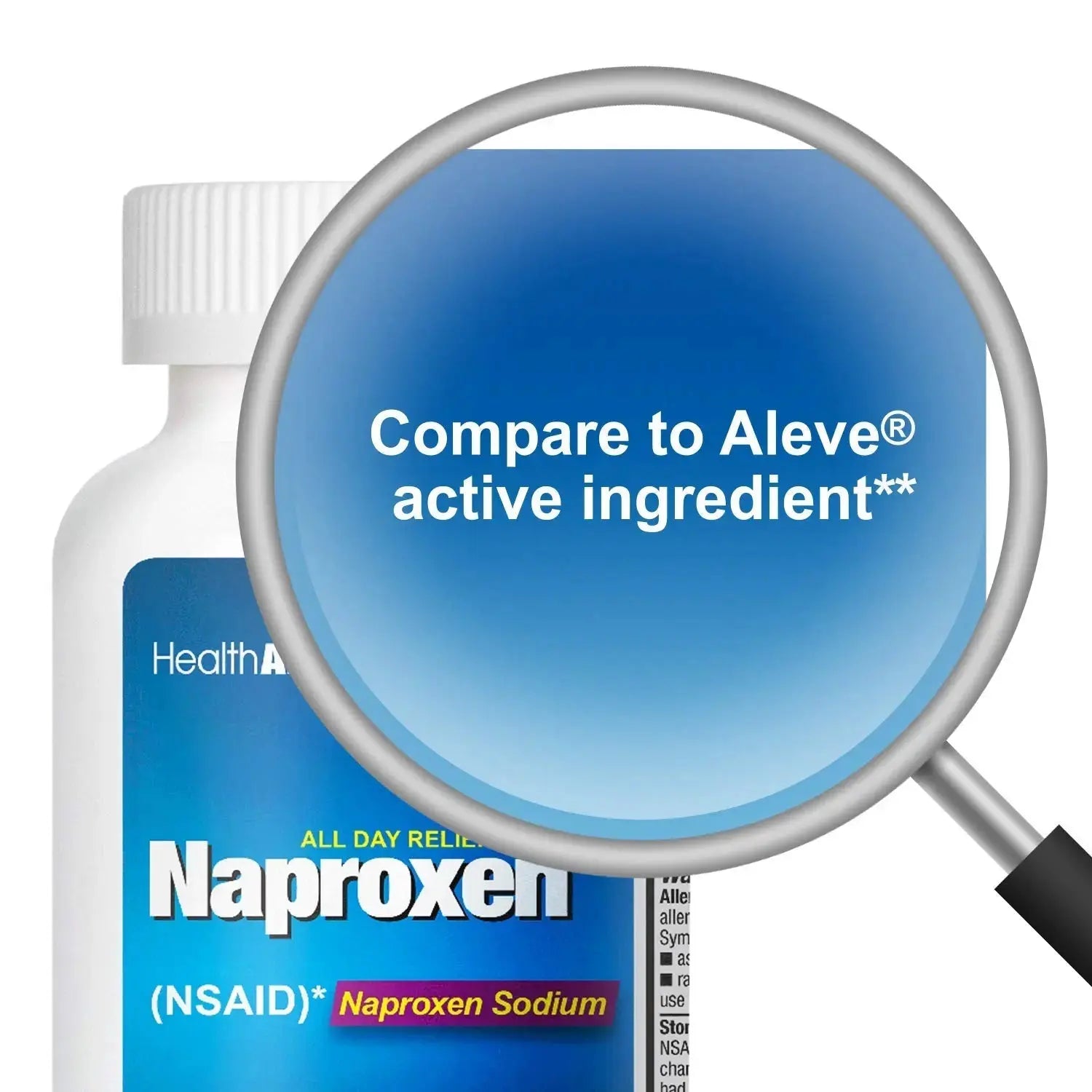 HealthA2Z® Naproxen Sodium 220mg | 300 Caplets | NSAID | Pain Reliever & Fever Reducer HealthA2ZAu supplements