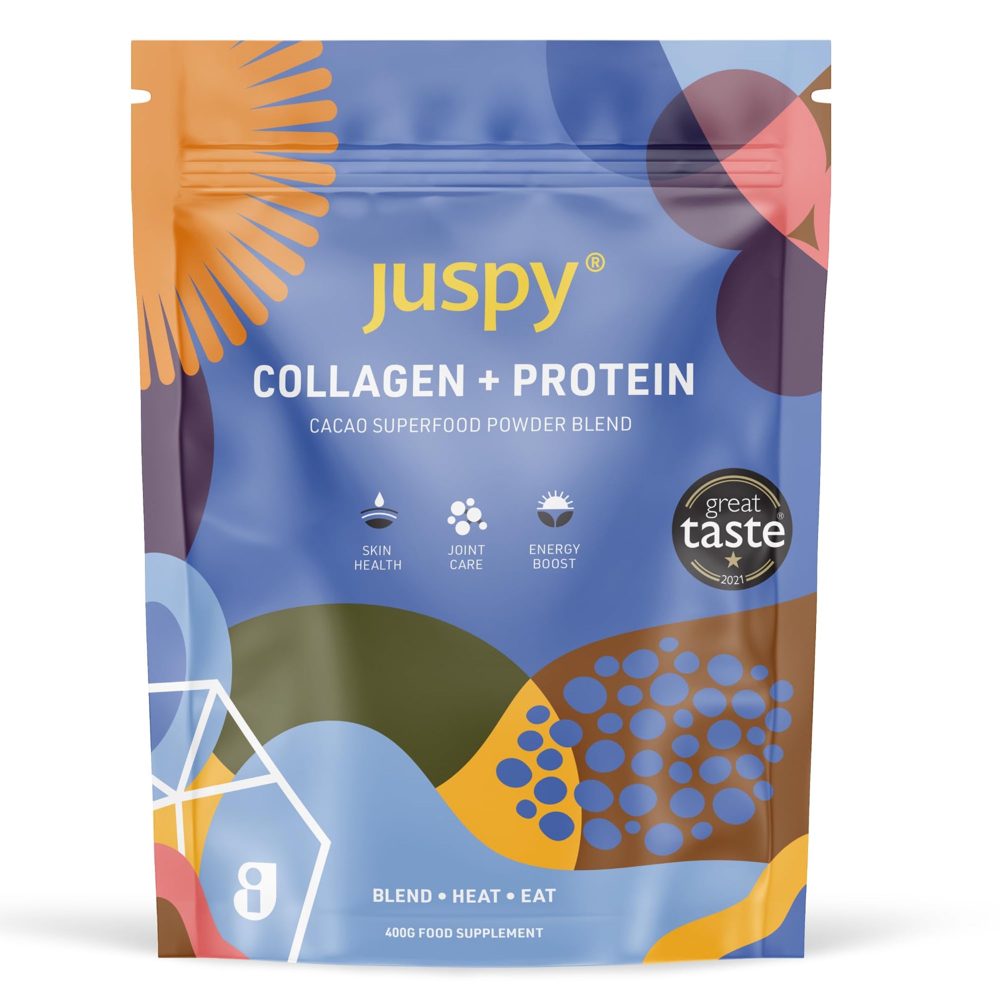 Juspy Premium Marine Collagen Powder + High Protein Cacao Superfood Blend JuspyAu supplements
