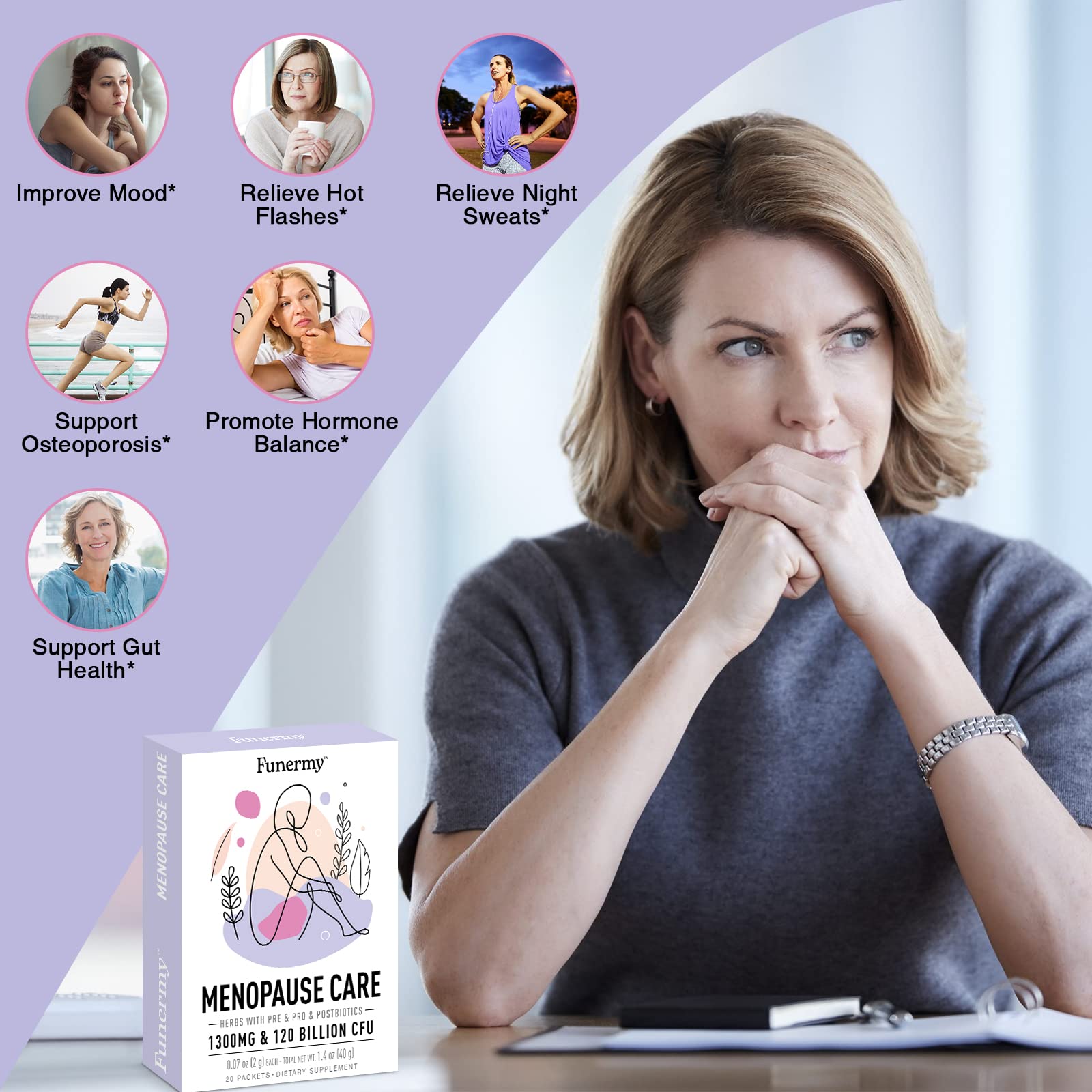 Funermy Increase Breast Milk Supply Supplement and Black Cohosh Supplement Menopause FunermyAu supplements