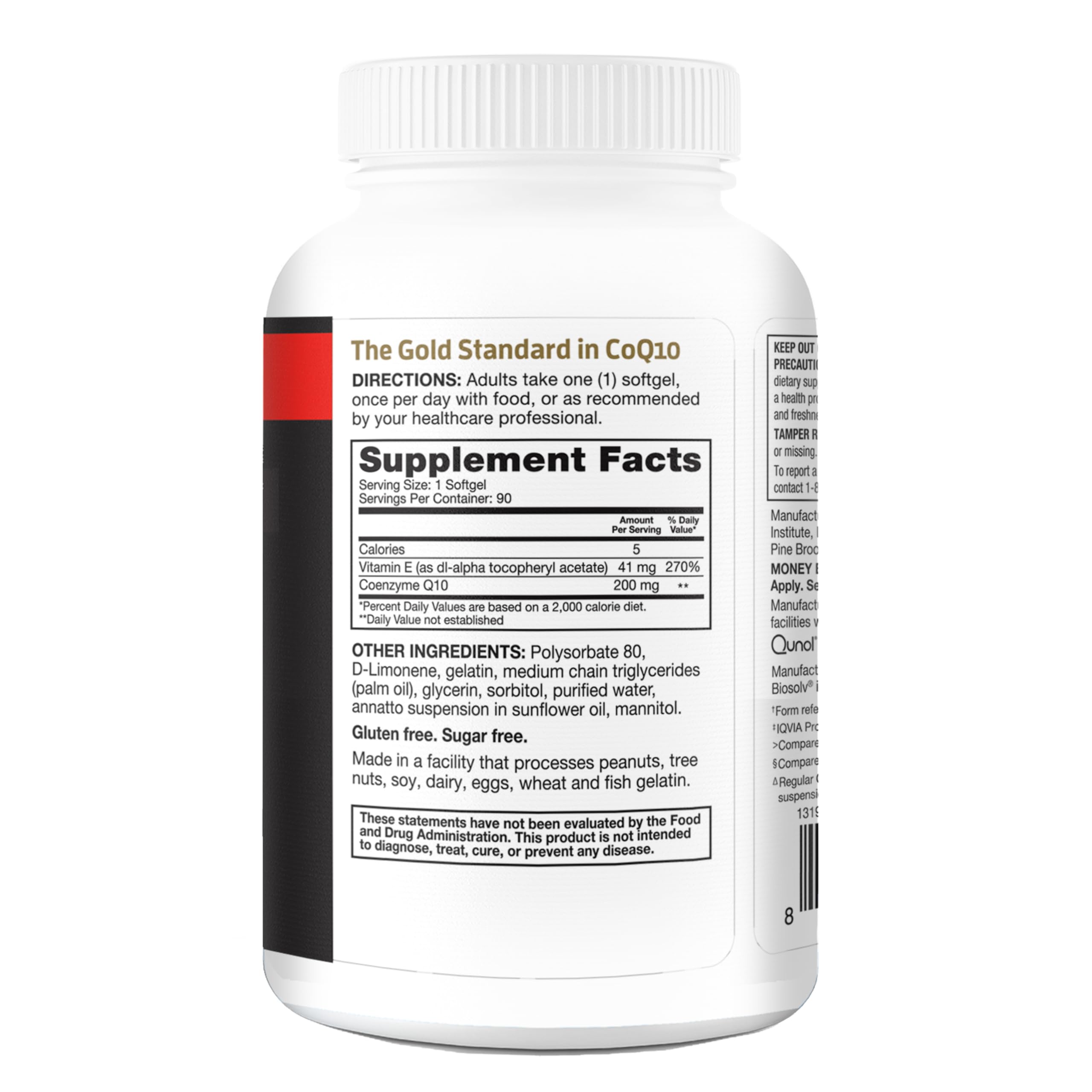 Qunol CoQ10 200mg Softgels, Ultra CoQ10 - Ultra High Absorption Coenzyme Q10 QunolUS supplements