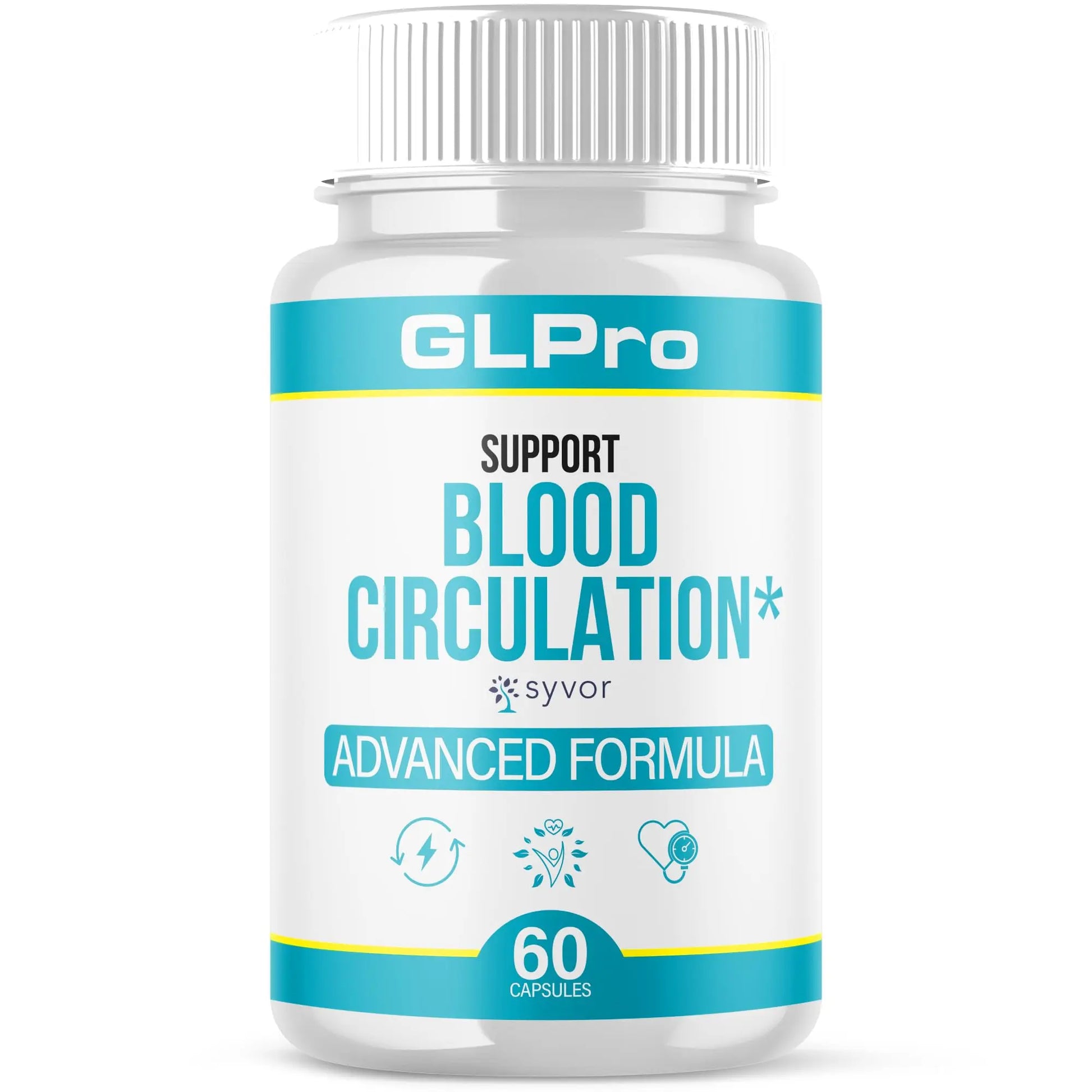 GLPro Blood Capsules, Official GLPro Blood Health Support Pills with All Natural Ingredients, Advanced Formula Supplement with Maximum Strength Premium Vitamins for Women and Men (60 Capsules) SyvorAu supplements