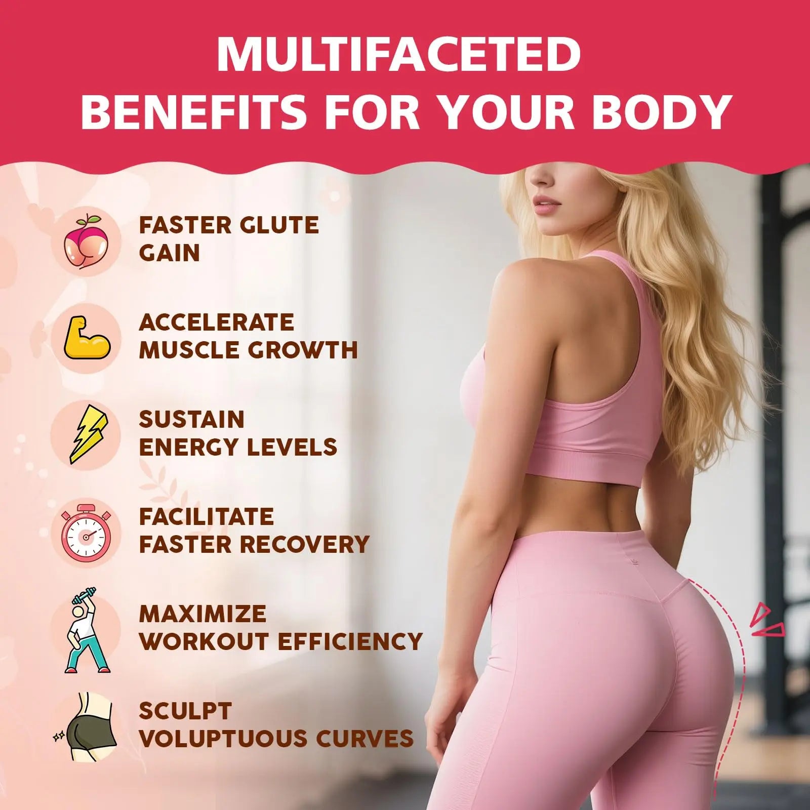 Glorithiventa Cholesterol & Booty Gummies Supplement Bundle - Plant Sterols & Stanols + CurvaBoost BBL Herb Blend & Creatine Monohydrate - Cholesterol Normal Level, Booty, Curves & Energy Glorithiventanz supplements