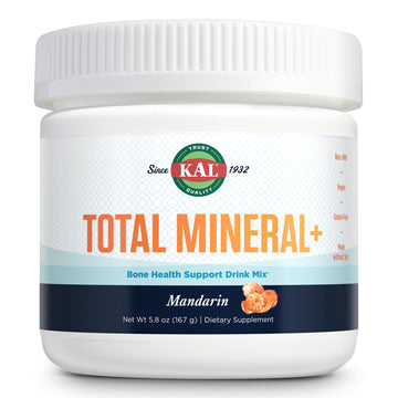 KAL Total Mineral+ Powder - Total Complex - Magnesium Glycinate, Zinc, Calcium and More - Bone Health & Whole Body Support Supplement - Vegan, Non-GMO, Gluten-Free 60-Day Guarantee - 30 Servings KALAu supplements