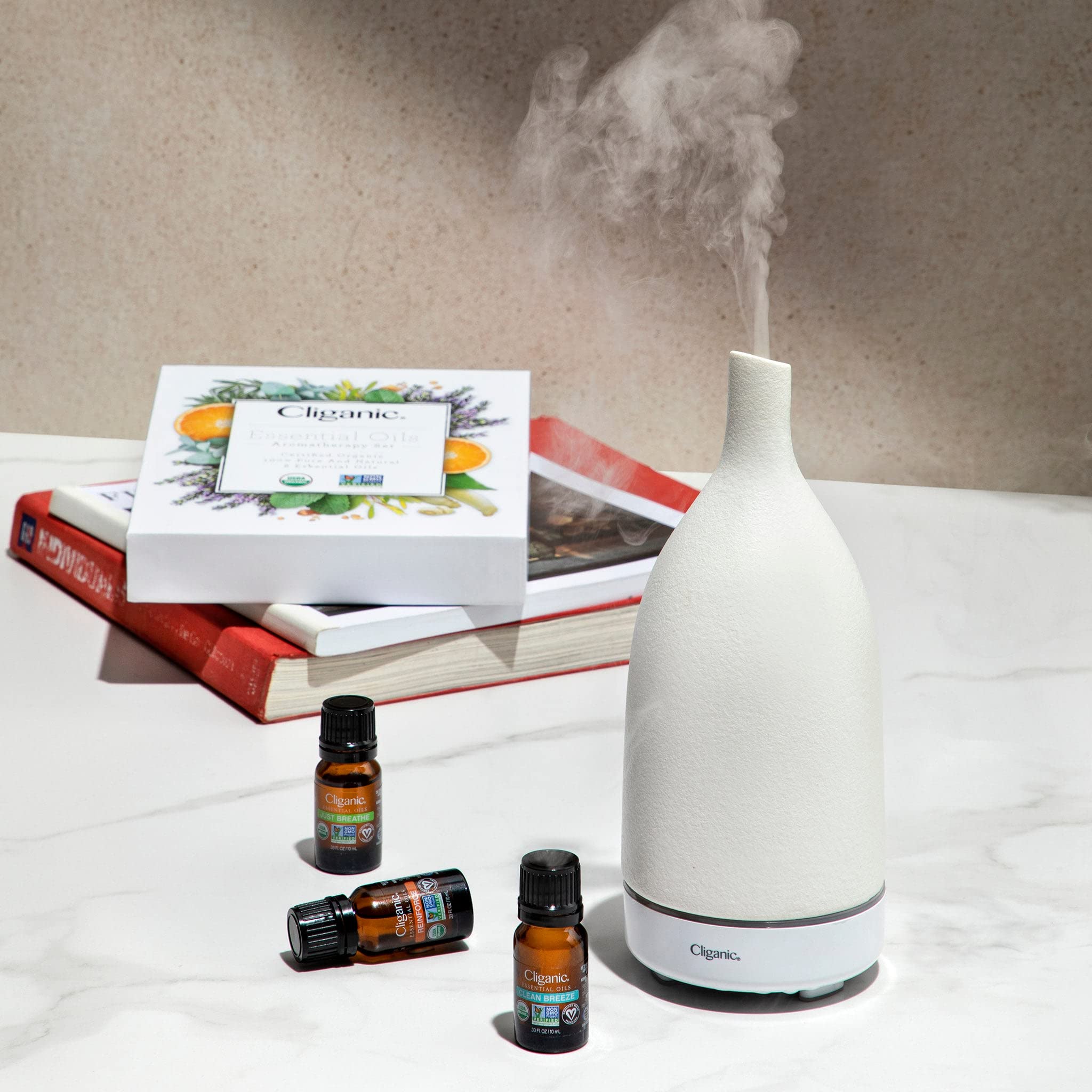 Cliganic Organic Peppermint Essential Oil - 100% Pure Natural for Aromatherapy Diffuser CliganicAu supplements