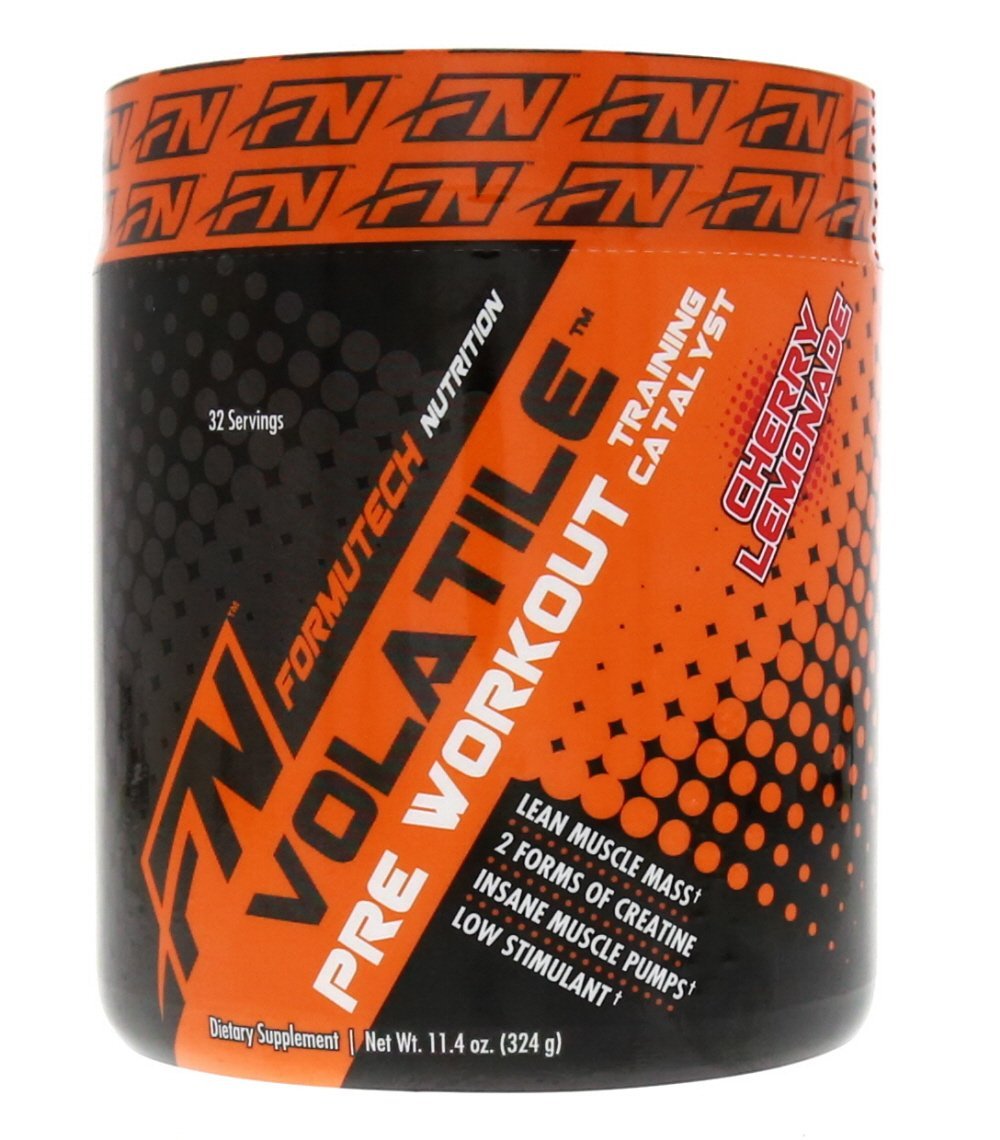 Formutech Nutrition Volatile Pre Workout, Cherry Lemonade, w/2 Forms of Creatine Formutech NutritionAu supplements