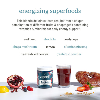 Organifi Red Juice - Natural Superfood Energy Boost - High in Antioxidants - Sweet-Berry OrganifiUS supplements