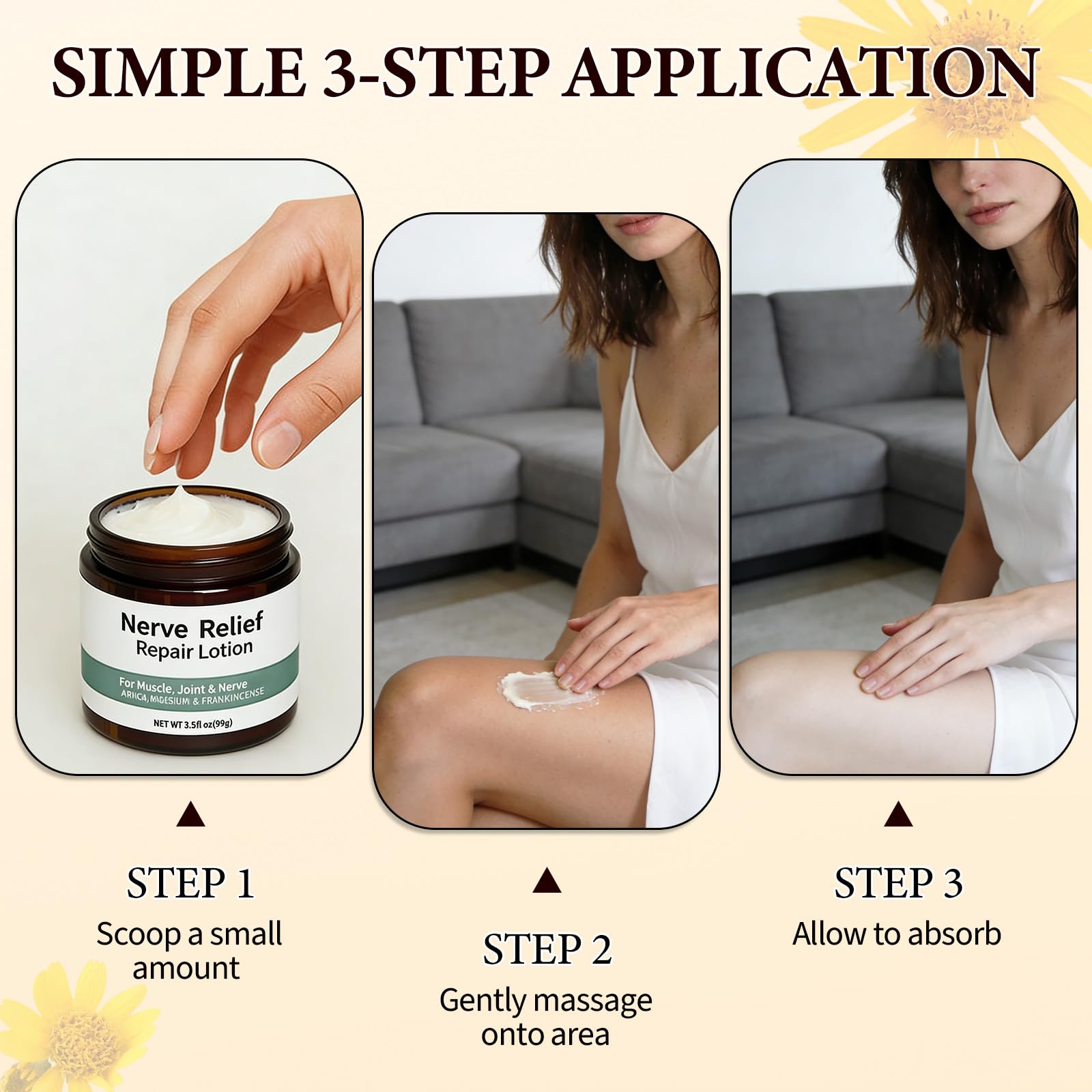 DESKPAL 2PCS Alcura Nerve Cream, Alcura Neuropathy Lotion with Arnica, Magnesium for Body, Joint, Knee, Lumbar, Neck, Hand and Feet DESKPALAu supplements