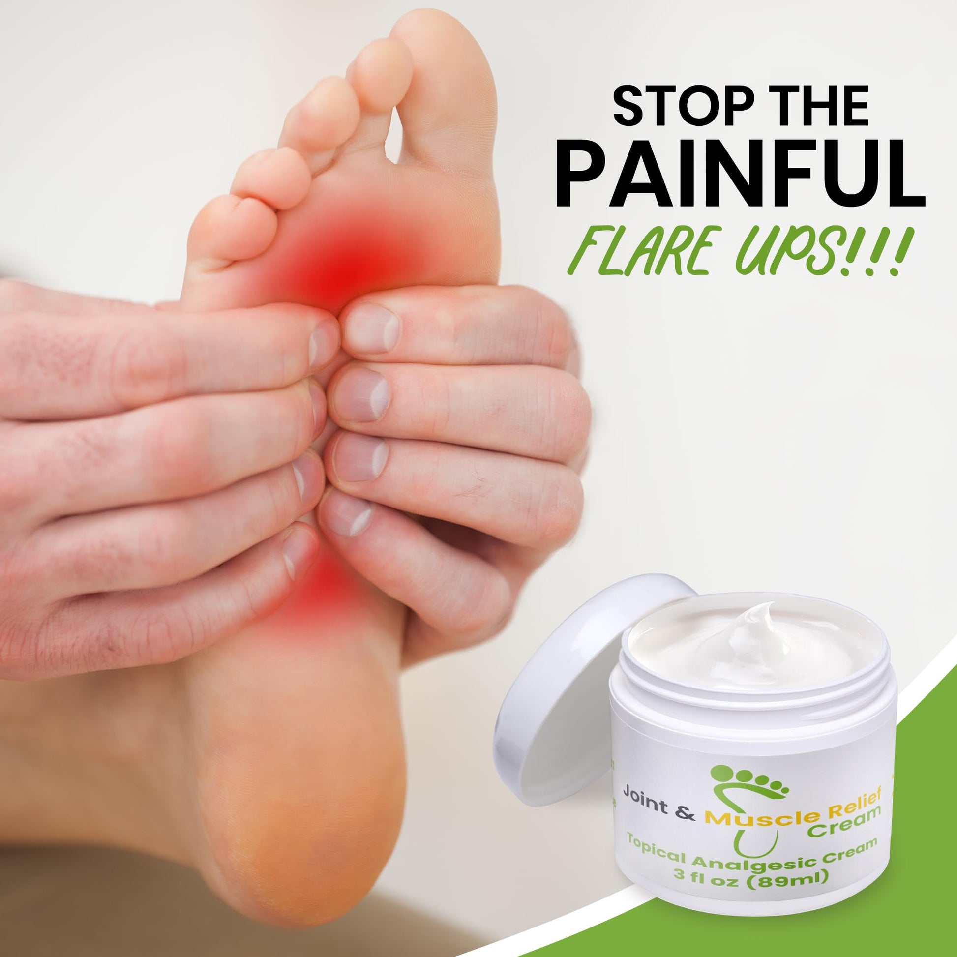 Gout and You Joint & Muscle Relief Cream - Fast Acting Joint Discomfort and Muscle Ache Relieving Rub with Arnica/Ilex Leaf Extract, Aloe Vera and Tea Tree Oil Gout and YouAu supplements