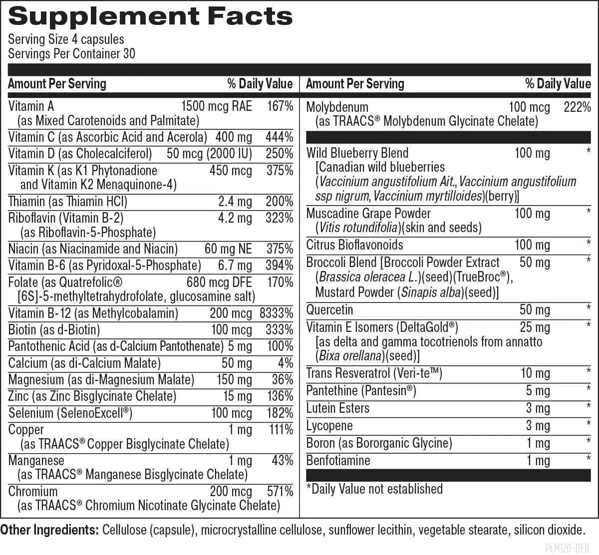 Designs for Beauty The Foundation of You - Women’s Multivitamin Supplement, 120 Count - with Vitamin D, Vitamin C, Folate, Tocotrienols, Lutein, Broccoli Seed, and Zinc Designs for BeautyAu supplements