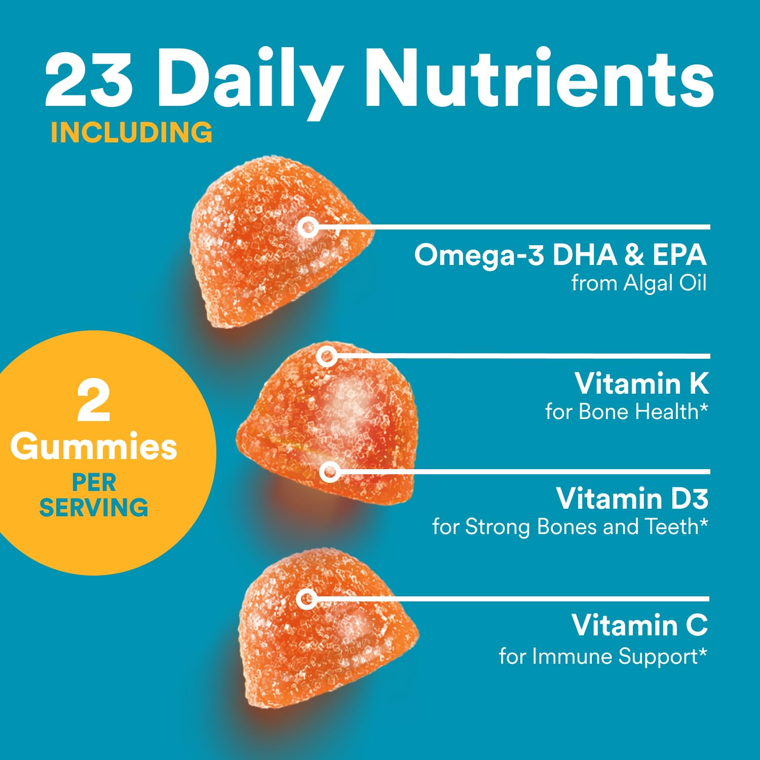 SmartyPants Teen Guy Multivitamin Gummies, Omega 3 (DHA/EPA), Vitamin D3, C, Vitamin B12, B6, A, K & Zinc, Folate, Gluten Free, Fruit Flavor, 60 Count (30 Day Supply) SmartyPantsAu supplements