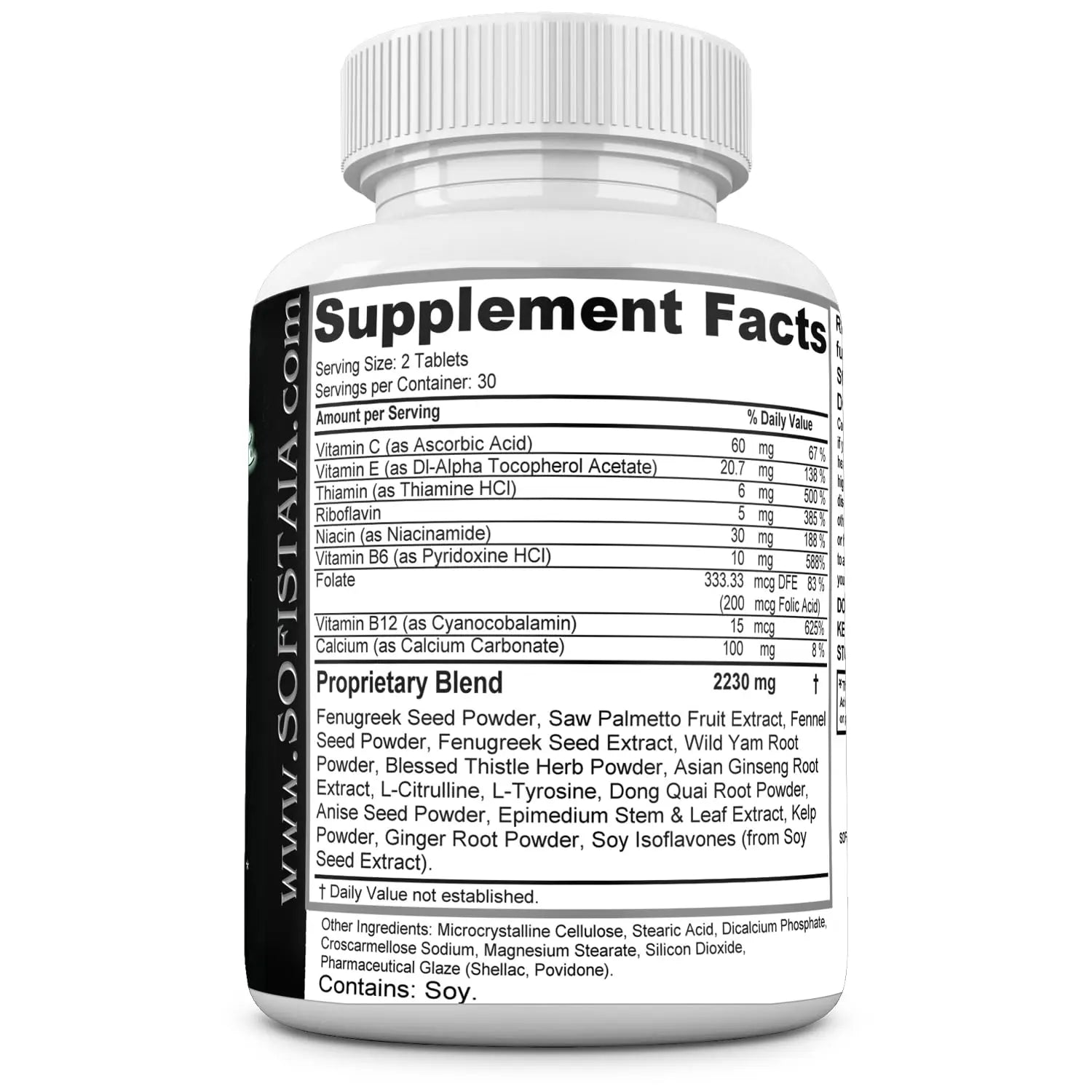 BEAUTIFYEM Sofistaia BUTTLARGER Natural Enhancement Supplement, 60 Tablets, Essential Nutrients for Curves and Confidence BEAUTIFYEMnz supplements