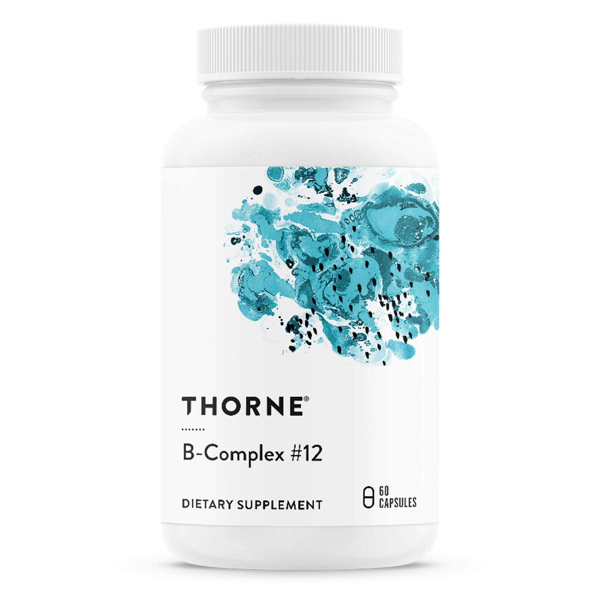 THORNE B-Complex #12 - Vitamin B Complex with Active B12 and Folate - 60 Capsules THORNEUS supplements