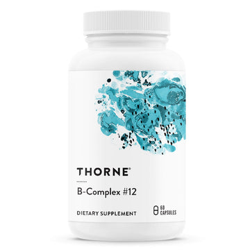 THORNE B-Complex #12 - Vitamin B Complex with Active B12 and Folate - 60 Capsules THORNEUS supplements